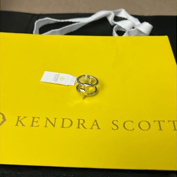 MWT Kendra Scott Lightning bolt double band ring 6 - Picture 2 of 8